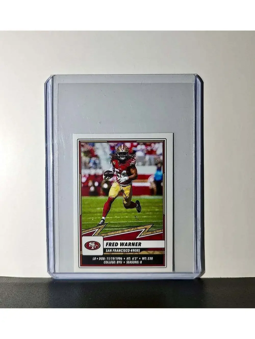Fred Warner 2025 Panini NFL #528 Sticker San Francisco 49ers